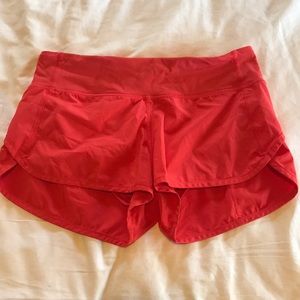 Lululemon speed shorts